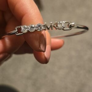 Authentic Silvertone MK Bracelet